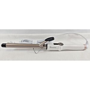 White and Rose Gold 1" Curling Iron - Women Hair Styling